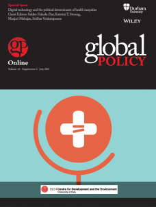 Special Issue - Digital Technology and the Political Determinants of Health Inequities