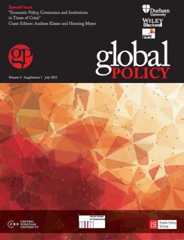 Special Issue: Economic Policy, Governance and Institutions in Times of Crisis Special Issue: Economic Policy, Governance and Institutions in Times of Crisis