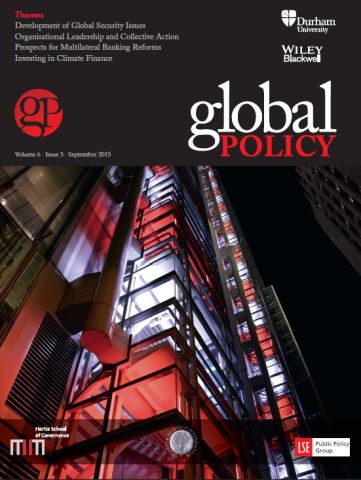 Global Policy Vol 6, Issue 3, September 2015 Global Policy Vol 6, Issue 3, September 2015