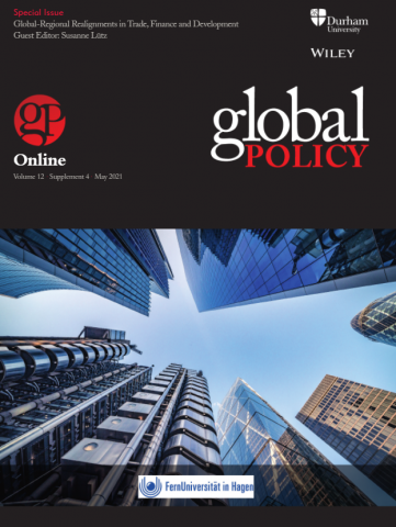 Special Issue - Global‐Regional Realignments in Trade, Finance and Development Pages Special Issue - Global‐Regional Realignments in Trade, Finance and Development Pages
