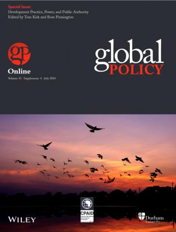 Special Issue - Development Practice, Power and Public Authority Special Issue - Development Practice, Power and Public Authority