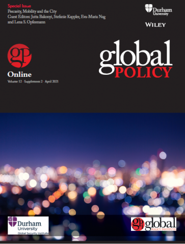 Special Issue - Precarity, Mobility and the City Special Issue - Precarity, Mobility and the City