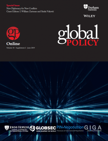 Special Issue - New Diplomacy for New Conflicts Special Issue - New Diplomacy for New Conflicts