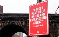 Kanye's lyrics displayed at 106 & Park in New York rap, hip-hop, economics, bargaining, record labels, music industry