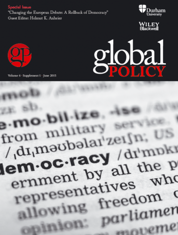 Special Issue: Changing the European Debate: A Rollback of Democracy Special Issue: Changing the European Debate: A Rollback of Democracy